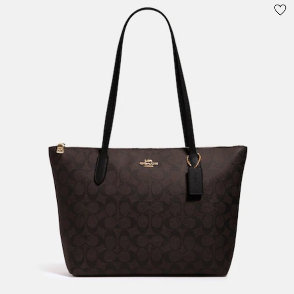 Coach Zip Top Tote - Picture 1 of 7
